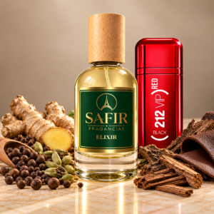 LEÓN | Perfume Inspirado en 212 Vip Black Red de Carolina Herrera