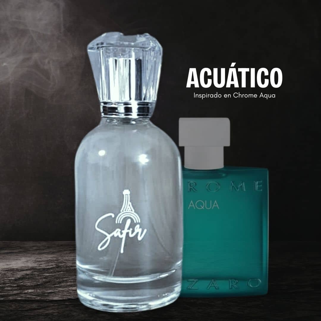 ACUÁTICO | Perfume Inspirado en Chrome Aqua de Azzaro