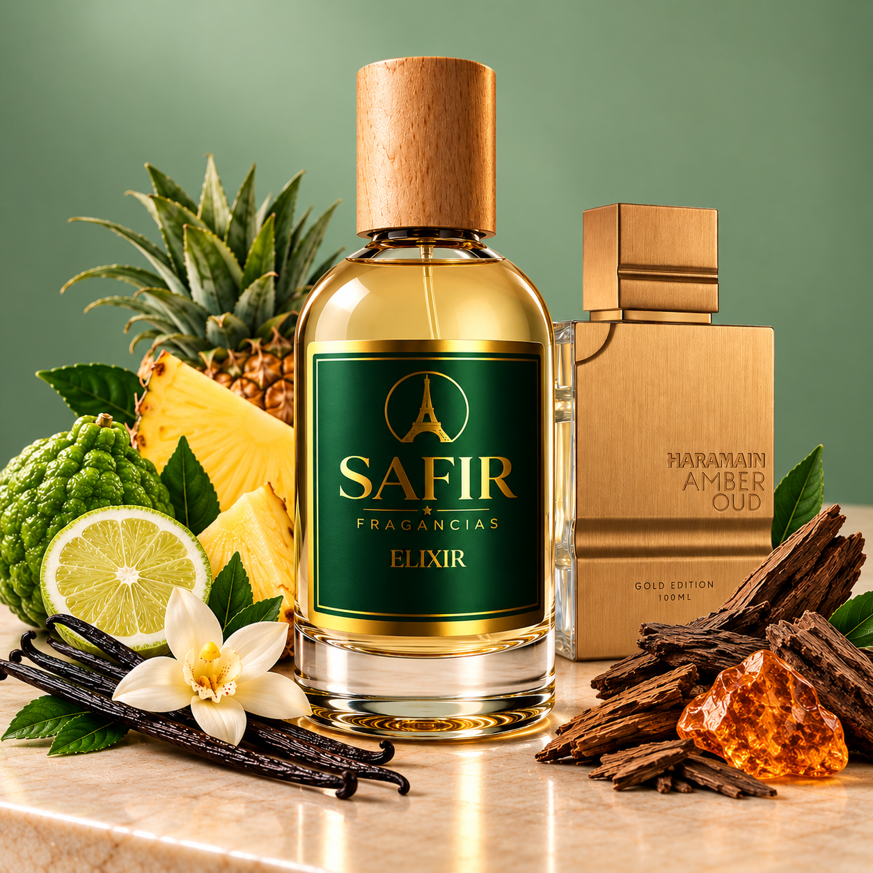 ARABIA | Perfume Inspirado en Amber Oud Gold de Al Haramain