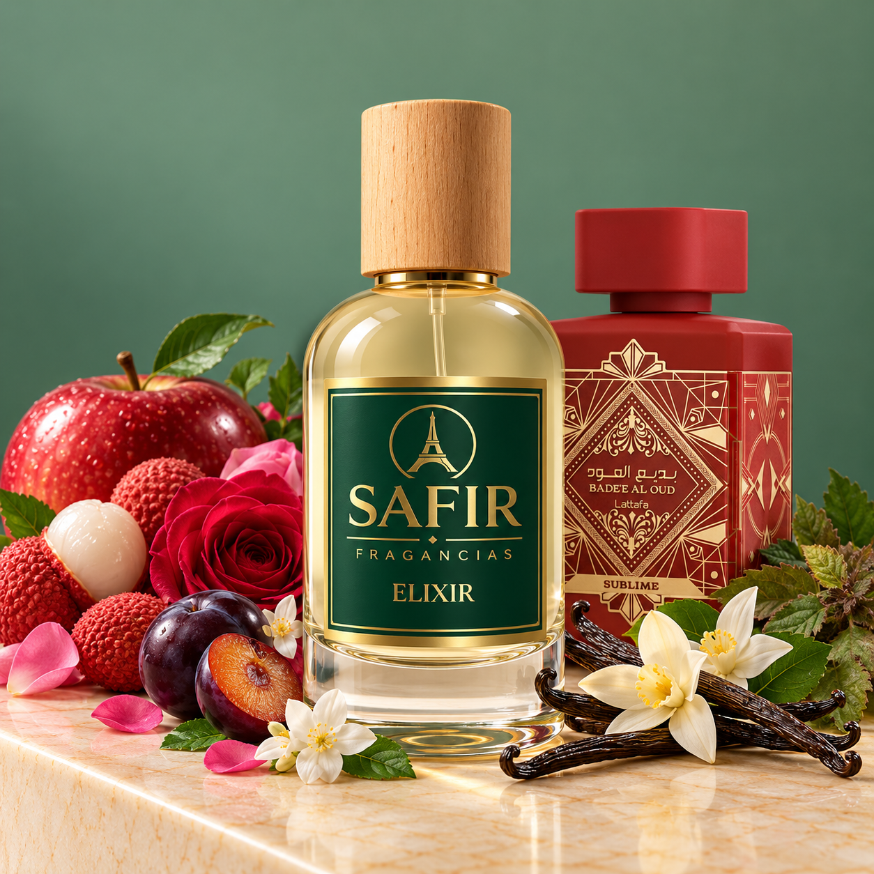 CONFIABLE | Perfume Inspirado en Oud Sublime de Lattafa
