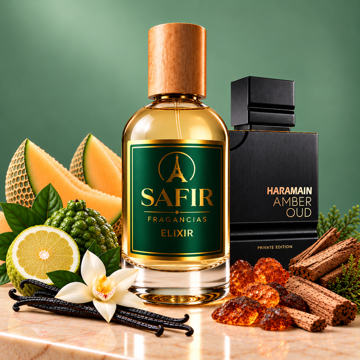 SIN LIMITES | Perfume Inspirado en Amber Oud Private Edition de Al Haramain