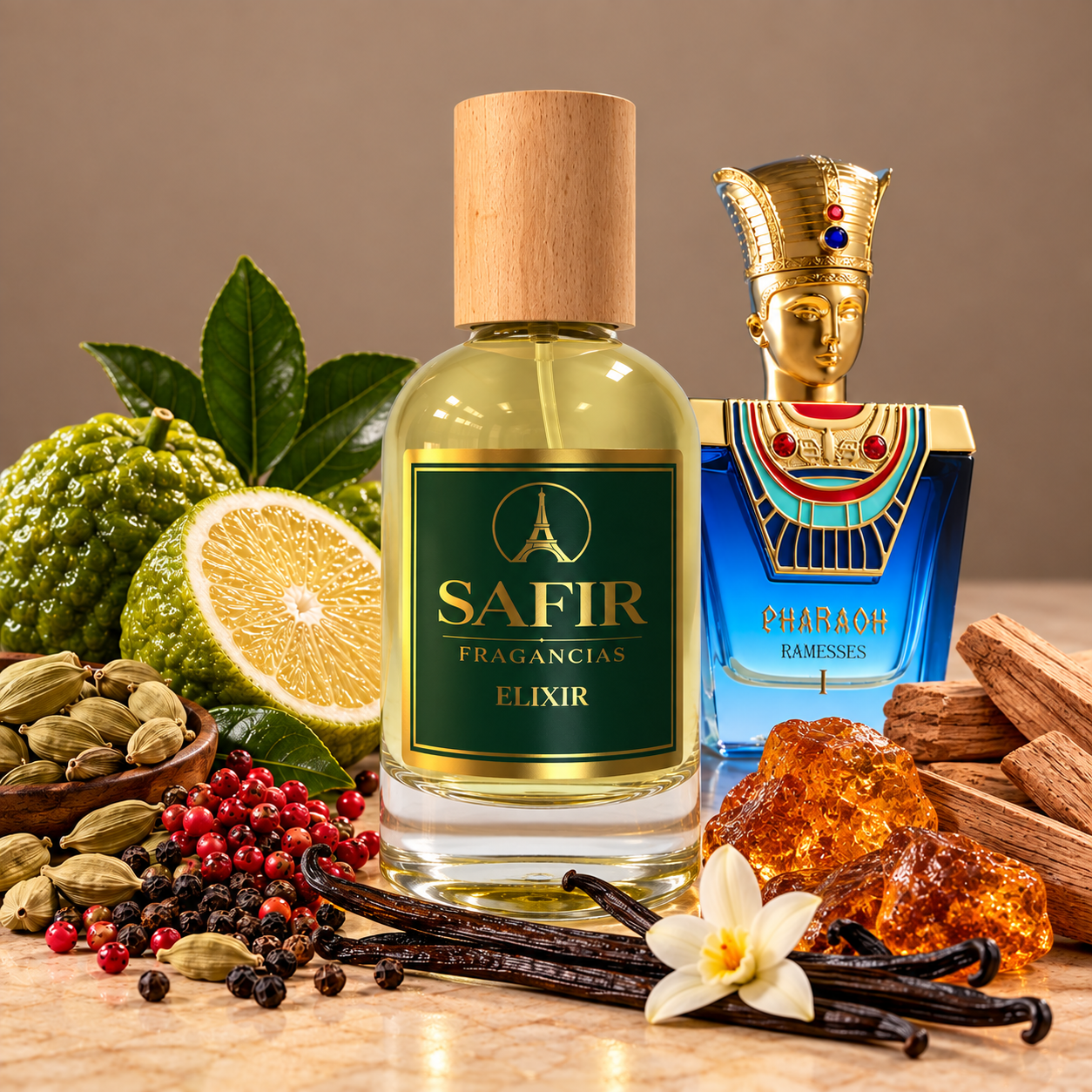 HÉROE | Perfume Inspirado en Faraó Ramsés I de Bharara