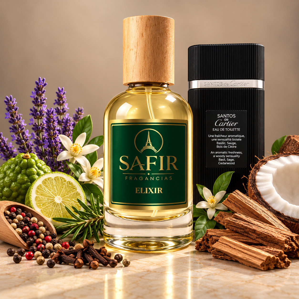 DISTINGUIDO | Perfume Inspirado en Santos de Cartier